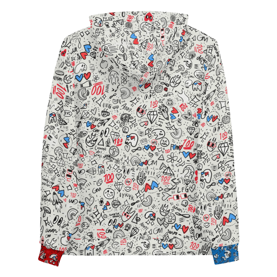 ANON LIGHT PRINT HOODIE