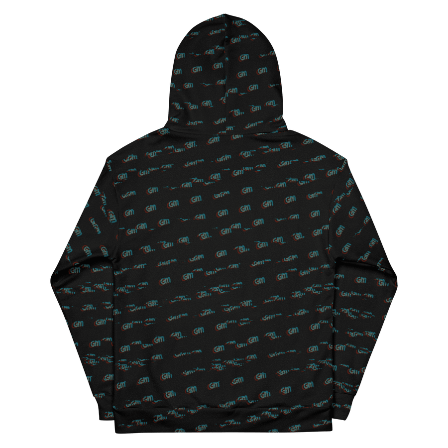 GM GLITCH PRINT HOODIE