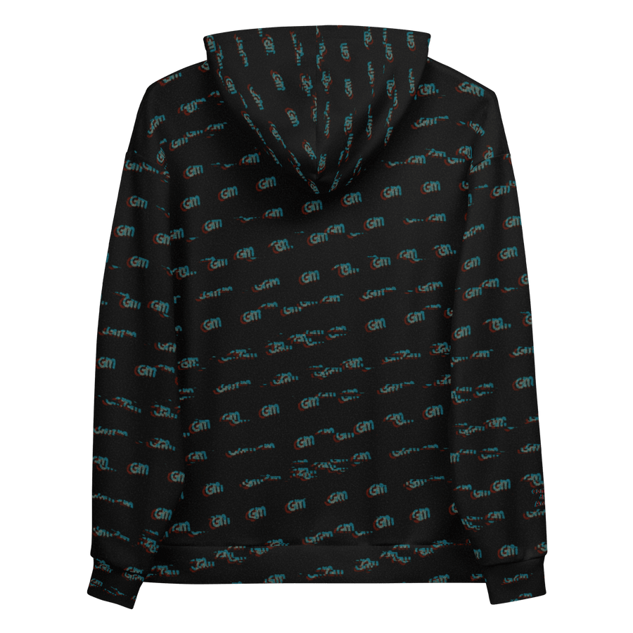 GM GLITCH PRINT HOODIE