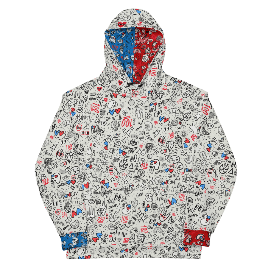 ANON LIGHT PRINT HOODIE