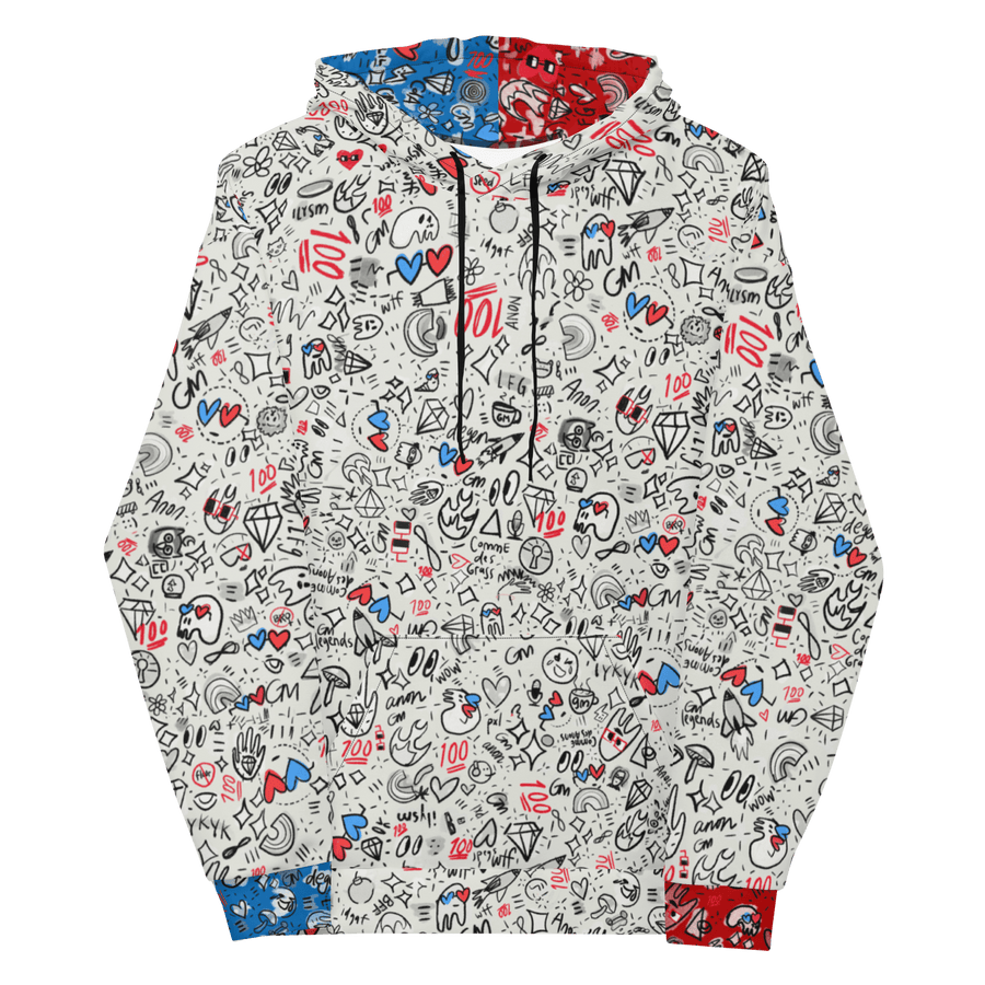 ANON LIGHT PRINT HOODIE