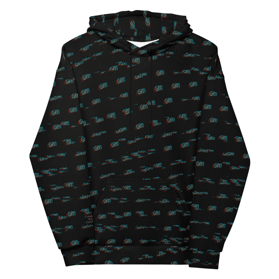 GM GLITCH PRINT HOODIE