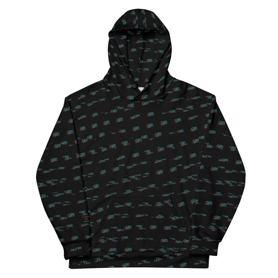 GM GLITCH PRINT HOODIE