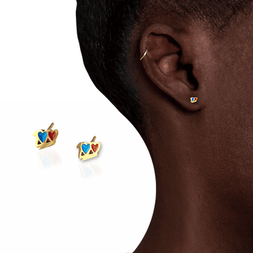 100 EMOJI STUD EARRINGS