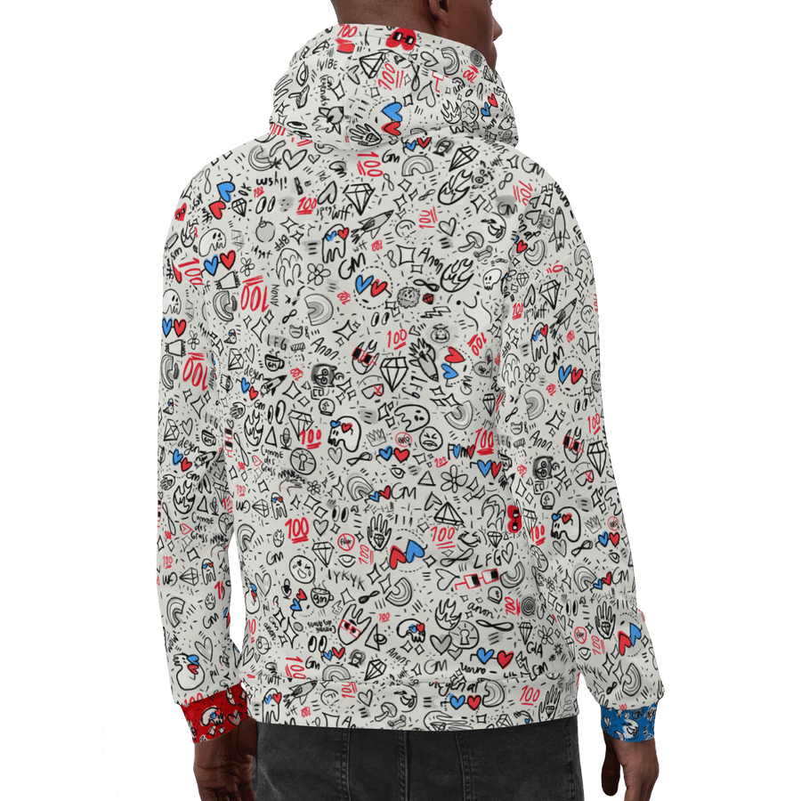 ANON LIGHT PRINT HOODIE