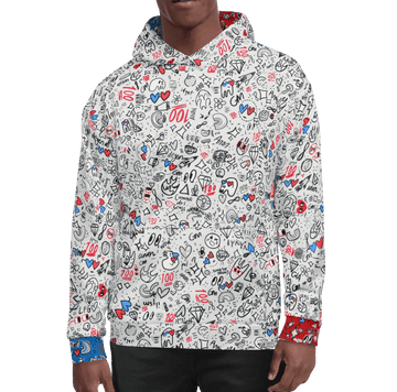 ANON LIGHT PRINT HOODIE