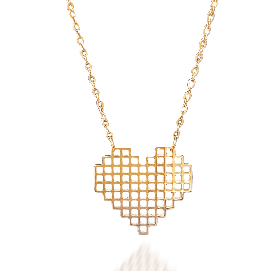 PIXEL HEART NECKLACE