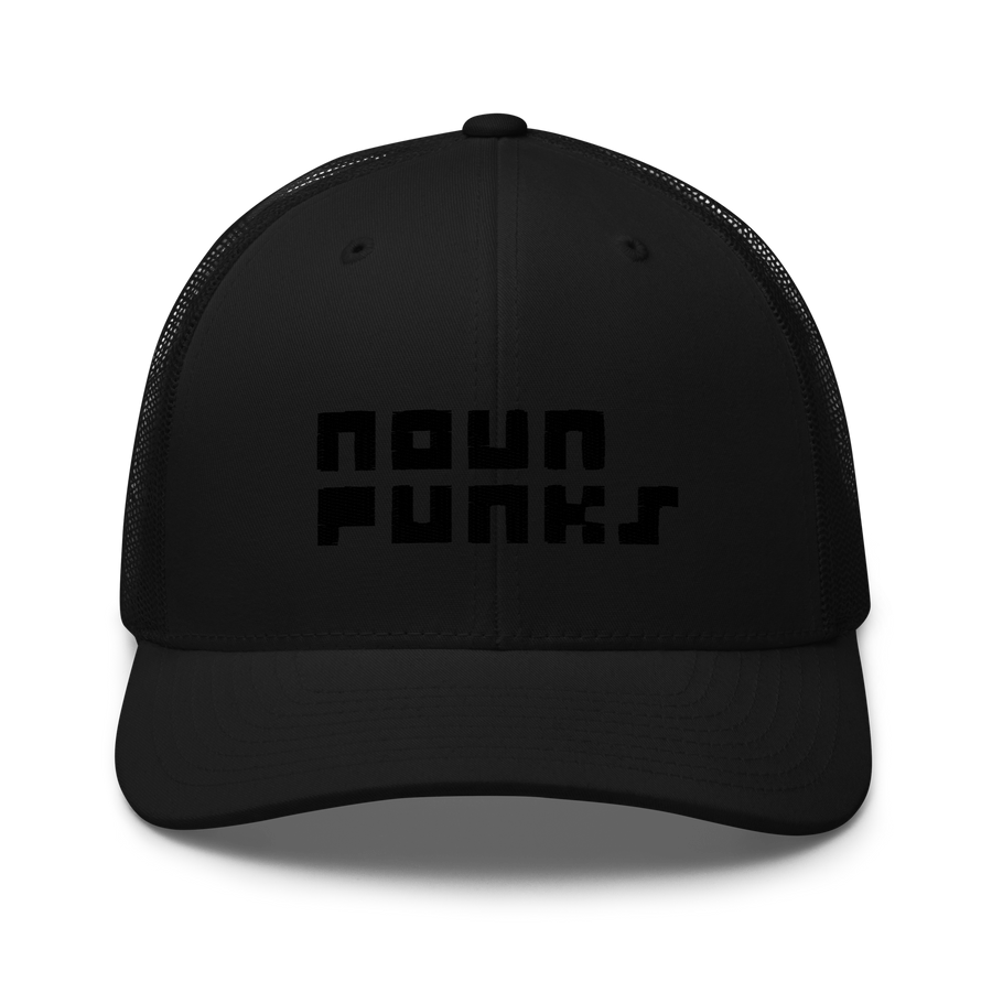 x NOUN PUNKS PUFF EMBROIDERED MESH BACK HAT