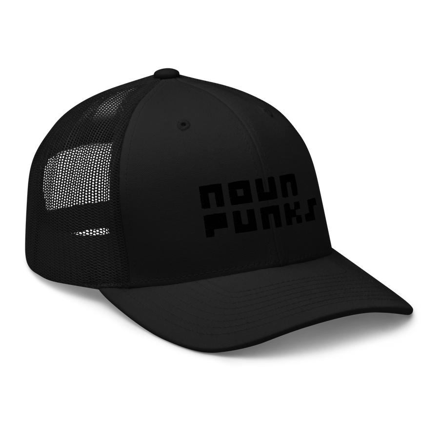 x NOUN PUNKS PUFF EMBROIDERED MESH BACK HAT