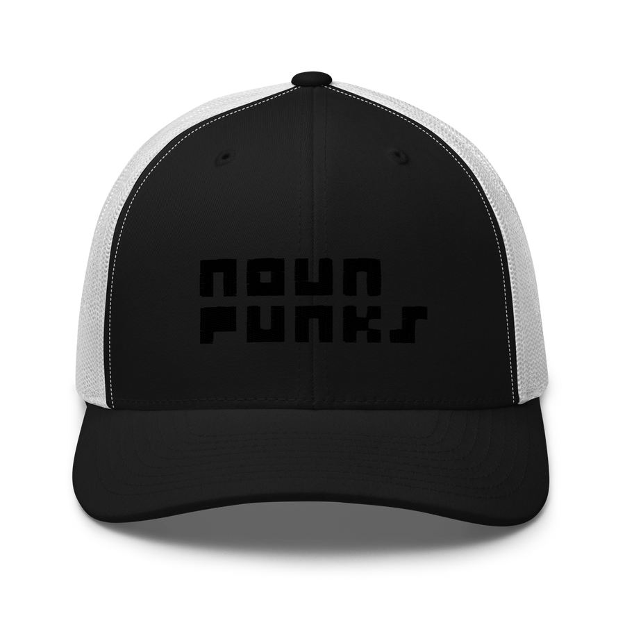 x NOUN PUNKS PUFF EMBROIDERED MESH BACK HAT