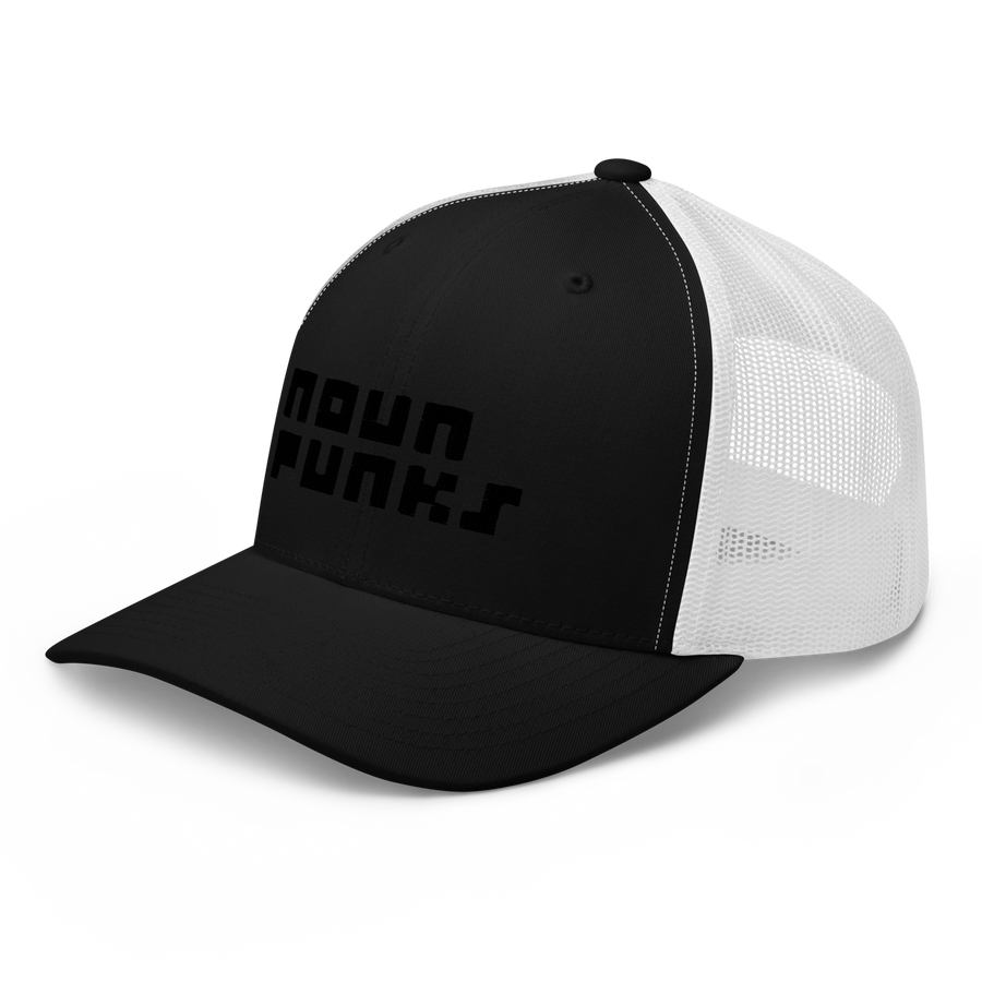 x NOUN PUNKS PUFF EMBROIDERED MESH BACK HAT