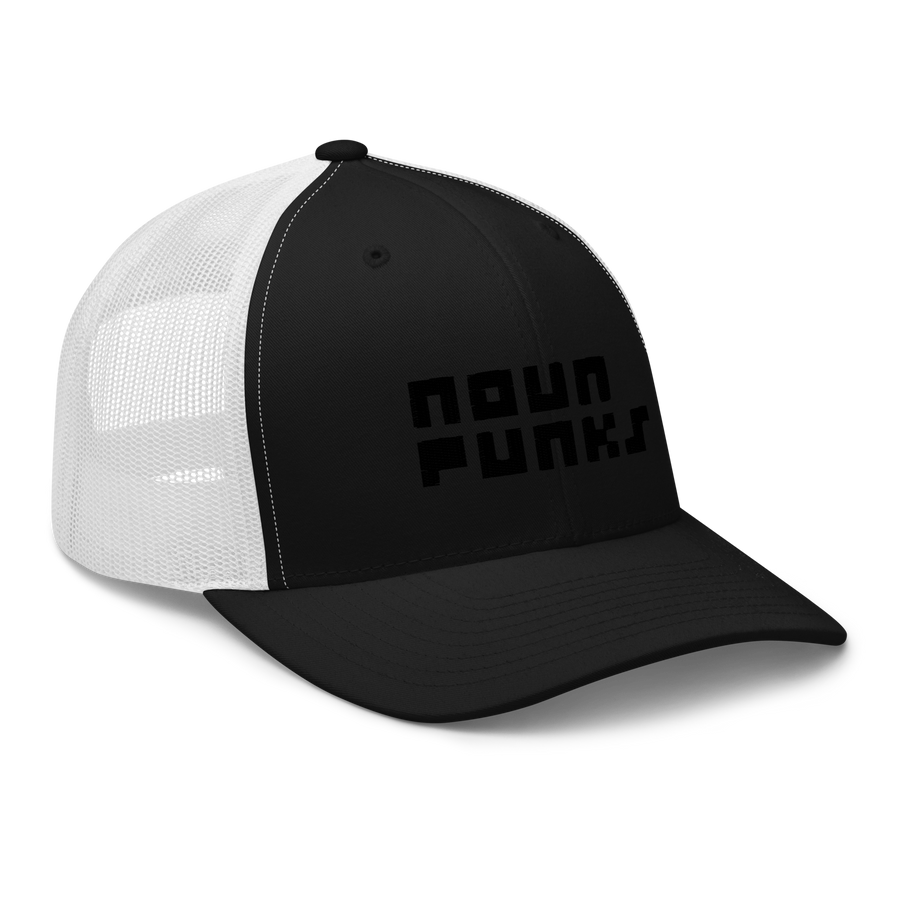 x NOUN PUNKS PUFF EMBROIDERED MESH BACK HAT